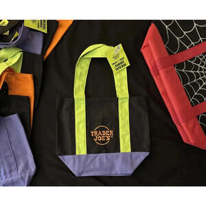 Trader Joe’s 🎃 Trick Or Treat 🎃 Mini Tote Bag *Limited Edition Halloween*